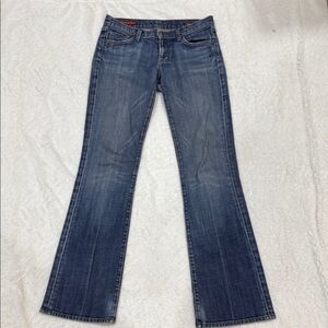 Citizens Of Humanity Blue Flare Wide Leg Jeans